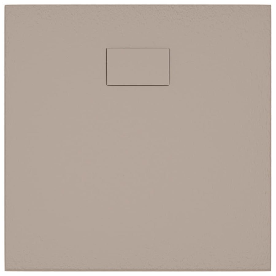 Shower Base Tray SMC Brown 90x90 cm