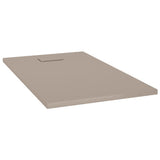 Shower Base Tray SMC Brown 120x70 cm - Front View