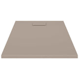 Shower Base Tray SMC Brown 120x70 cm