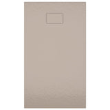 Shower Base Tray SMC Brown 120x70 cm - Rear View