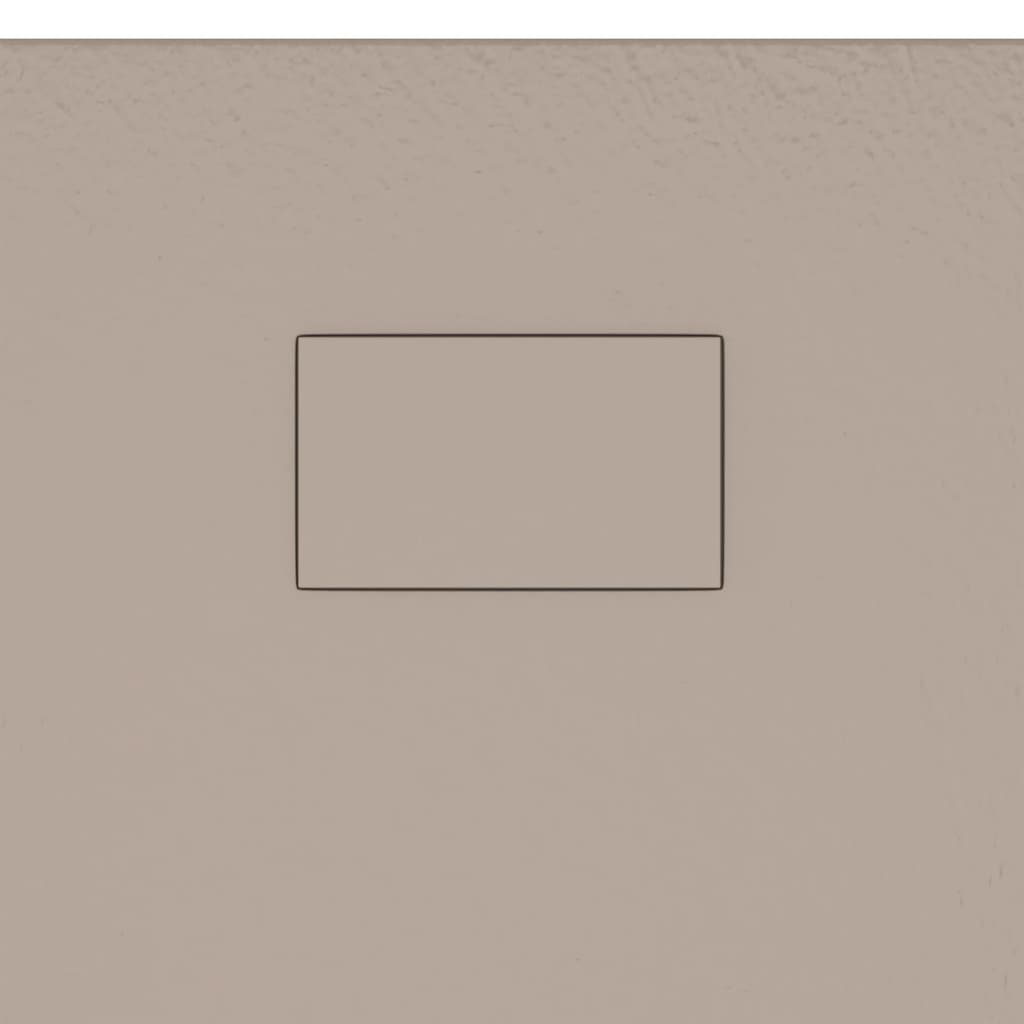 Shower Base Tray SMC Brown 120x70 cm