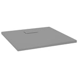 Shower Base Tray SMC Grey 90x90 cm - Front View