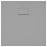 Shower Base Tray SMC Grey 90x90 cm - Rear View