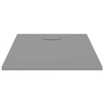 Shower Base Tray SMC Grey 100x80 cm