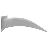 Pool Fountain Silver 45x26x13 cm Stainless Steel - Side View