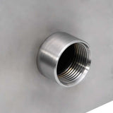 Pool Fountain Silver 45x26x13 cm Stainless Steel - Close-Up Angle