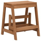 Foldable Step Stool Solid Firwood - 45-Degree Angle
