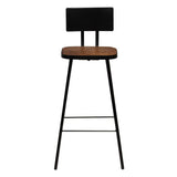 5 Piece Bar Set Black - Low Angle