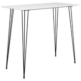 5 Piece Bar Set White - Front View
