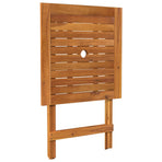 3 Piece Folding Garden Dining Set Solid Acacia Wood