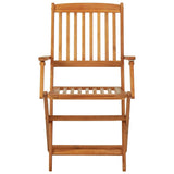 3 Piece Folding Garden Dining Set Solid Acacia Wood
