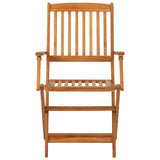 3 Piece Folding Garden Dining Set Solid Acacia Wood - Extra Image