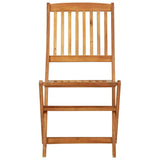 3 Piece Folding Garden Dining Set Solid Acacia Wood - Extra Image