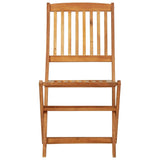 3 Piece Folding Garden Dining Set Solid Acacia Wood - Extra Image