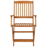 5 Piece Folding Garden Dining Set Solid Acacia Wood - Extra Image