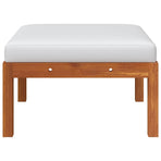 3 Piece Garden Lounge Set with Cushions Wood Acacia&Rope