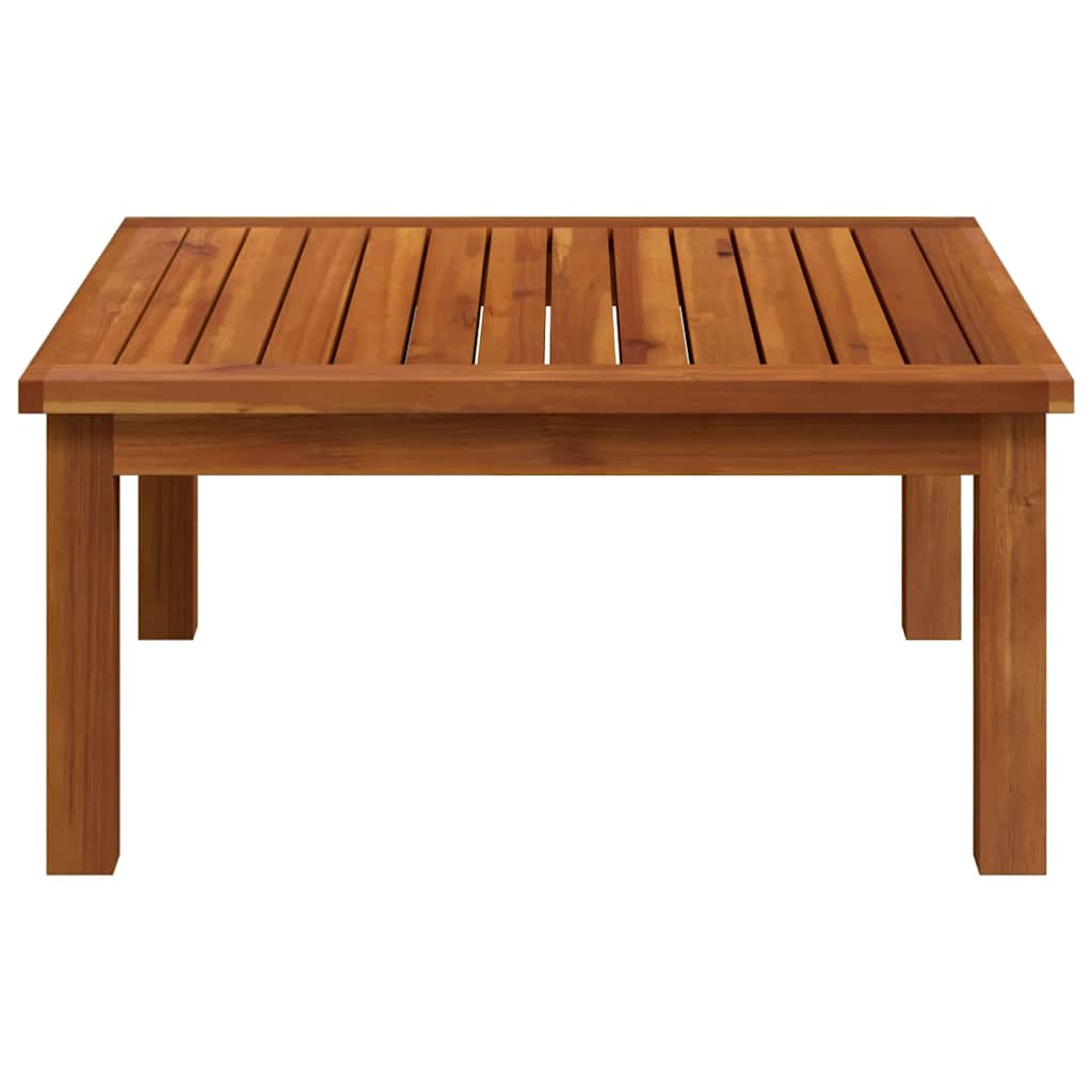2 Piece Garden Lounge Set with Cushions Wood Acacia&Rope