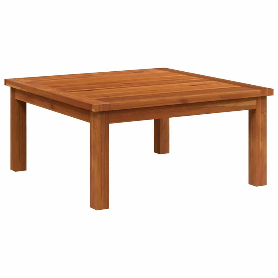 Garden Lounge Table 63x63x30 cm Solid Acacia Wood