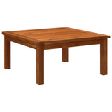 Garden Lounge Table 63x63x30 cm Solid Acacia Wood