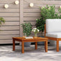 Garden Lounge Table 63x63x30 cm Solid Acacia Wood