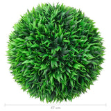 Artificial Boxwood Balls 2 pcs 47 cm - Top-Down View