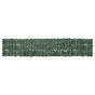 Balcony Screen with Dark Green Leaves 400x75 cm