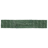 Balcony Screen with Dark Green Leaves 600x100 cm