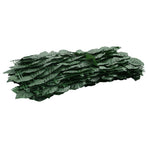 Balcony Screen with Dark Green Leaves 300x150 cm