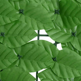 Balcony Screen with Green Leaves 400x75cm