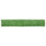 Balcony Screen with Green Leaves 500x75 cm
