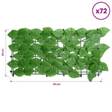 Balcony Screen with Green Leaves 600x150 cm - Close-Up Angle