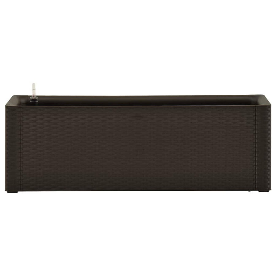 Garden Raised Bed with Self Watering System Mocha 100x43x33 cm