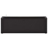 Garden Raised Bed with Self Watering System Anthracite 100x43x33 cm
