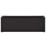Garden Raised Bed with Self Watering System Anthracite 100x43x33 cm - Side View