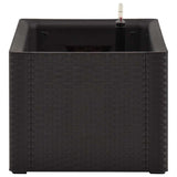 Garden Raised Bed with Self Watering System Anthracite 100x43x33 cm - Top-Down View