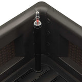 Garden Raised Bed with Self Watering System Anthracite 100x43x33 cm - 45-Degree Angle