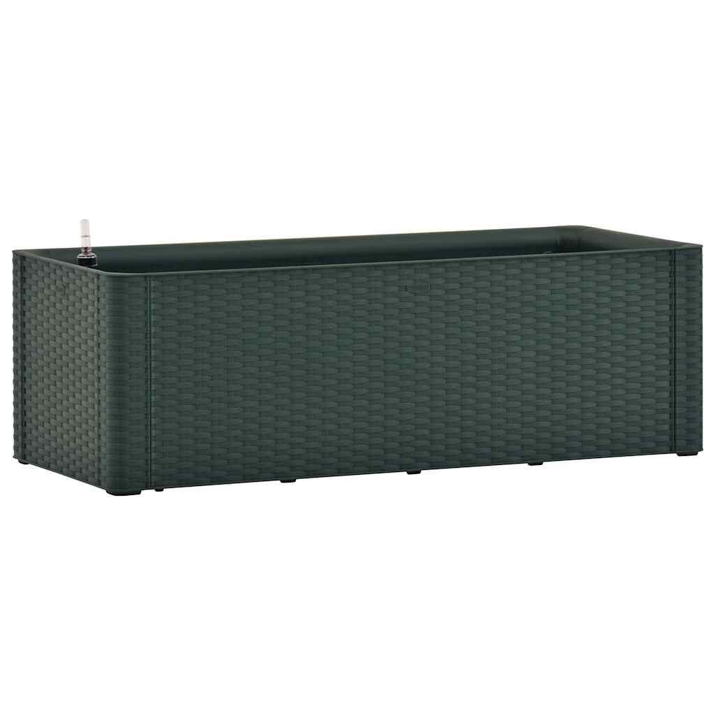 Garden Raised Bed with Self Watering System Green 100x43x33 cm