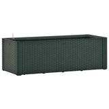 Garden Raised Bed with Self Watering System Green 100x43x33 cm - Front View