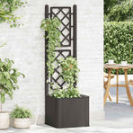 Garden Raised Bed with Trellis&Self Watering System Anthracite