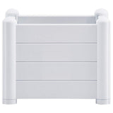 Garden Raised Bed PP White 43x43x35 cm