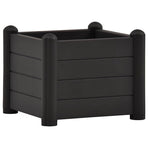 Garden Raised Bed PP Anthracite 43x43x35 cm