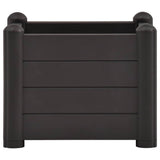 Garden Raised Bed PP Anthracite 43x43x35 cm