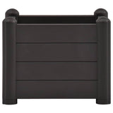 Garden Raised Bed PP Anthracite 43x43x35 cm - Side View