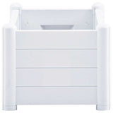 Garden Raised Bed PP White 100x43x35 cm - Top-Down View