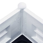 Garden Raised Bed PP White 100x43x35 cm