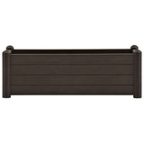 Garden Raised Bed PP Mocha 100x43x35 cm - Side View