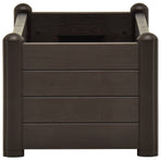 Garden Raised Bed PP Mocha 100x43x35 cm