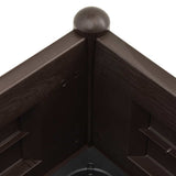 Garden Raised Bed PP Mocha 100x43x35 cm