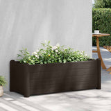 Garden Raised Bed PP Mocha 100x43x35 cm