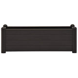 Garden Raised Bed PP Anthracite 100x43x35 cm - Side View
